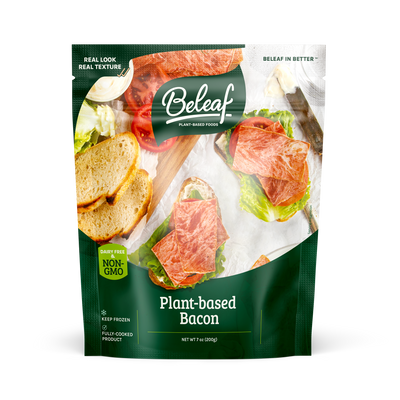 Beleaf Plant-Based Bacon, 7 Ounce, 12 Per Case