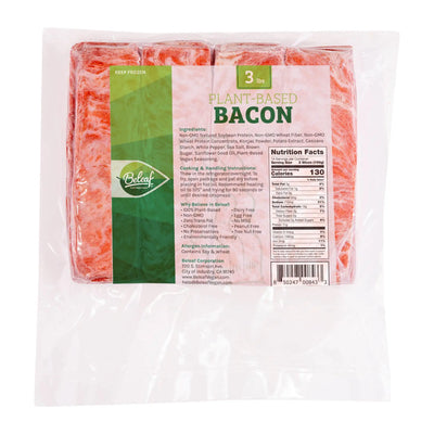 Beleaf Plant-Based Bacon - Foodservice Beleaf Vegan