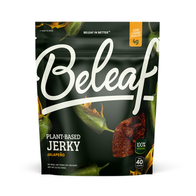 Beleaf Plant-based Jalapeno Jerky, 3.5 Ounce