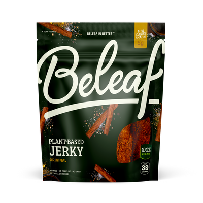 Beleaf Plant-based Original Jerky, 3.5 Ounce