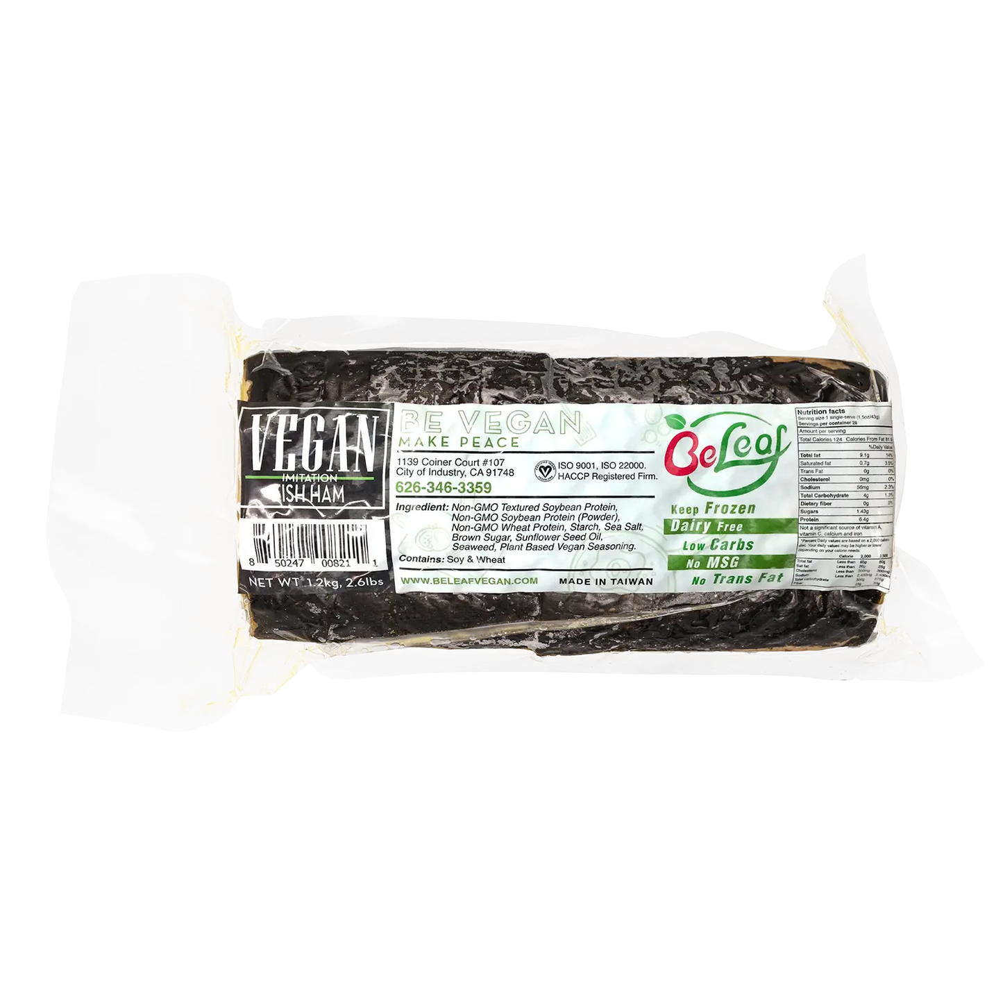 Beleaf Plant-Based Fish Ham - Foodservice Beleaf Vegan