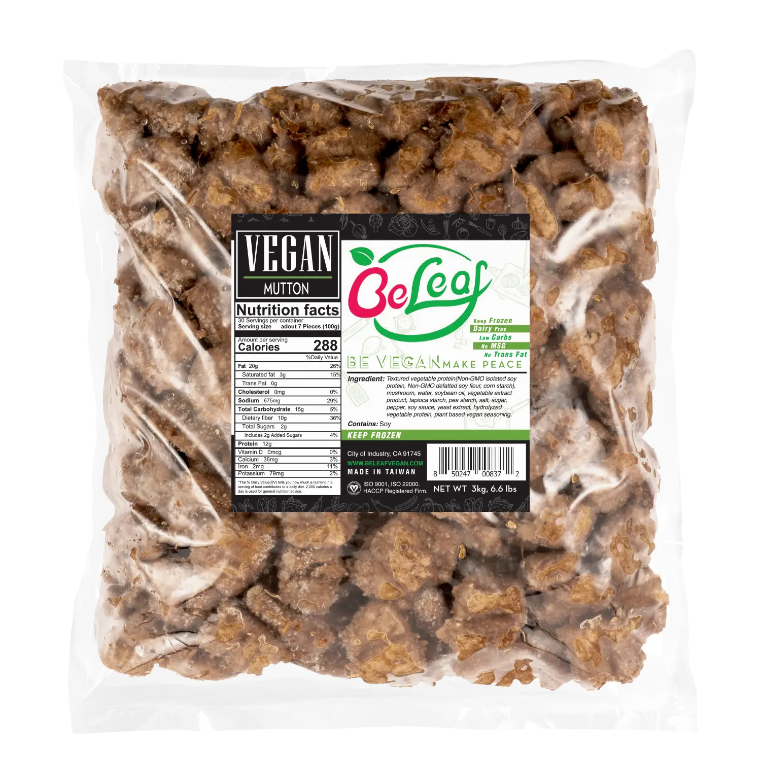 Beleaf Plant-Based Mutton | Alternative Protein Foodservice Supplier ...