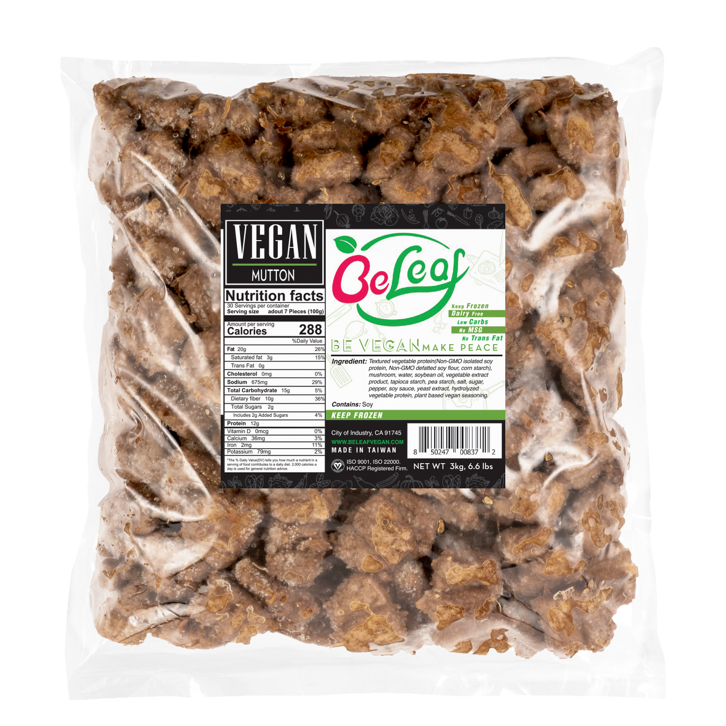 Beleaf Plant-Based Mutton - Foodservice