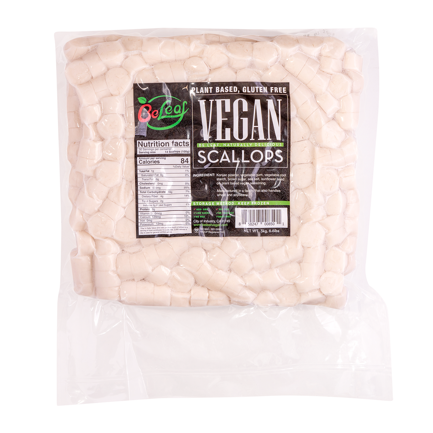 Beleaf Plant-Based Scallop - Foodservice