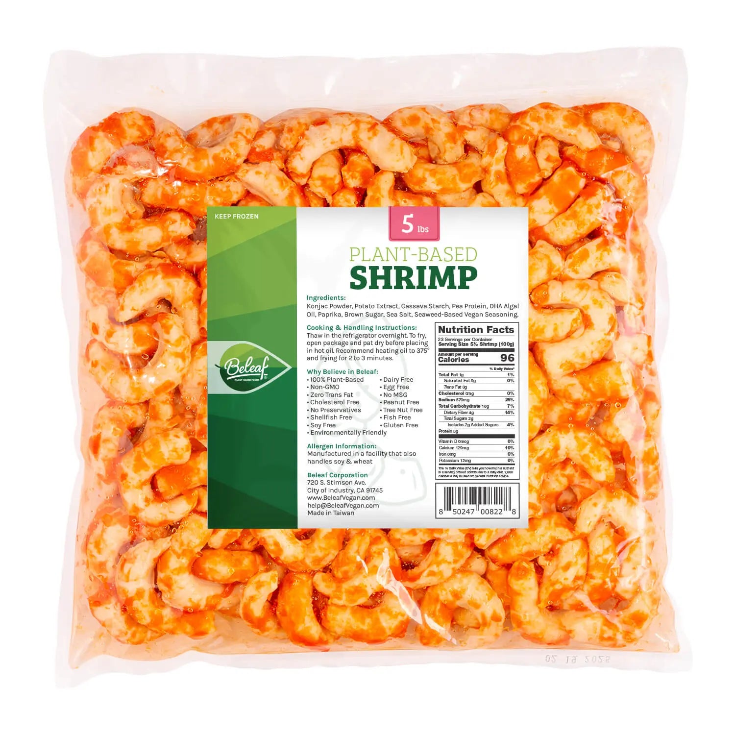 Beleaf Plant-Based Shrimp - Foodservice - Beleaf Vegan
