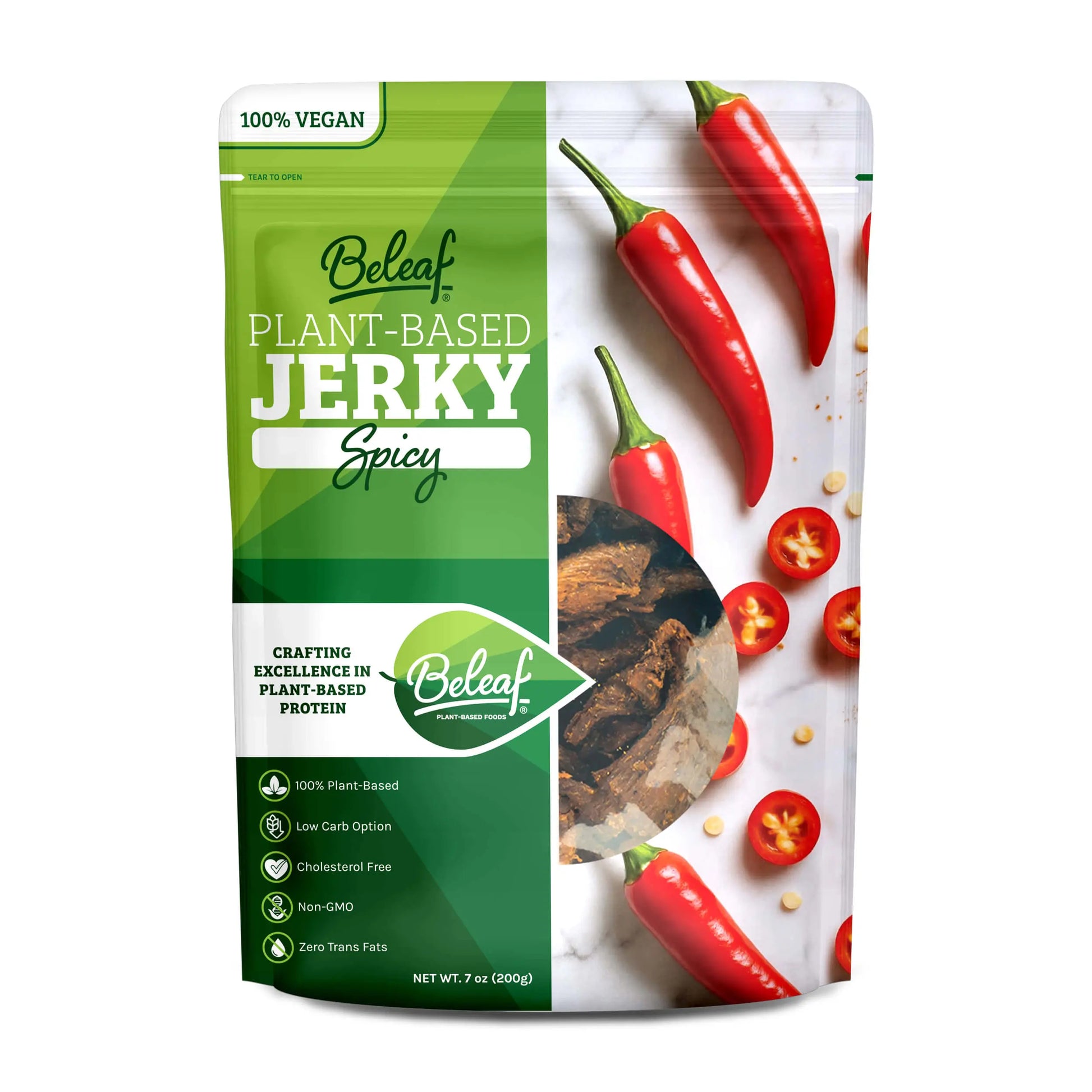 Beleaf Plant-Based Spicy Jerky