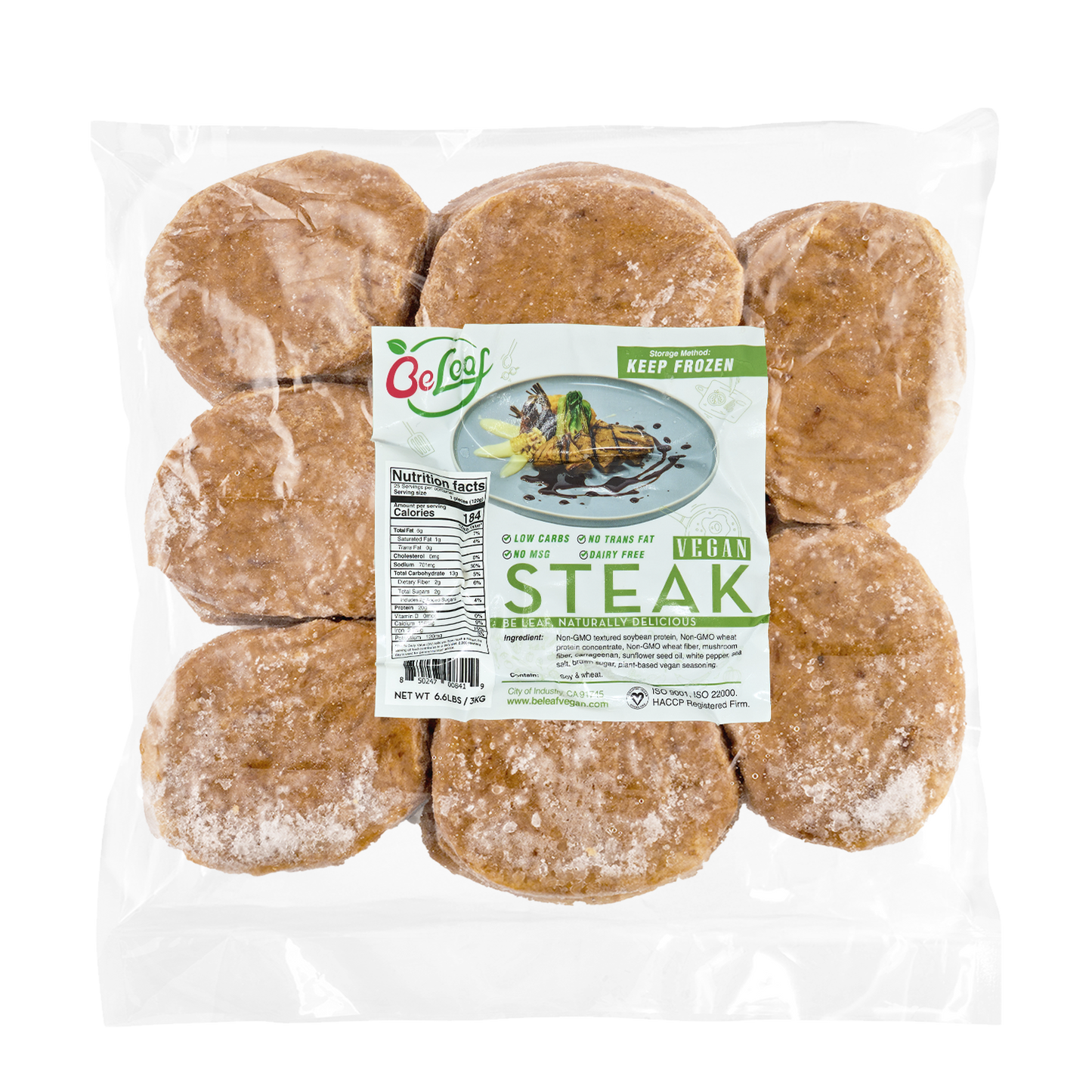 Beleaf Plant-Based Steak - Foodservice