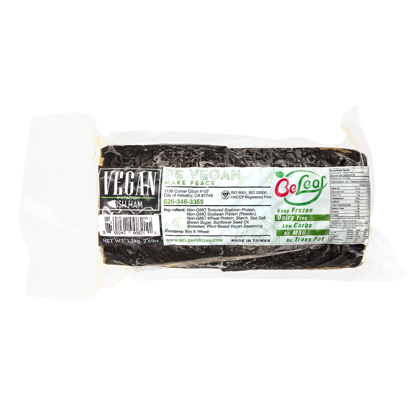 Beleaf Plant-Based Fish Ham - Foodservice