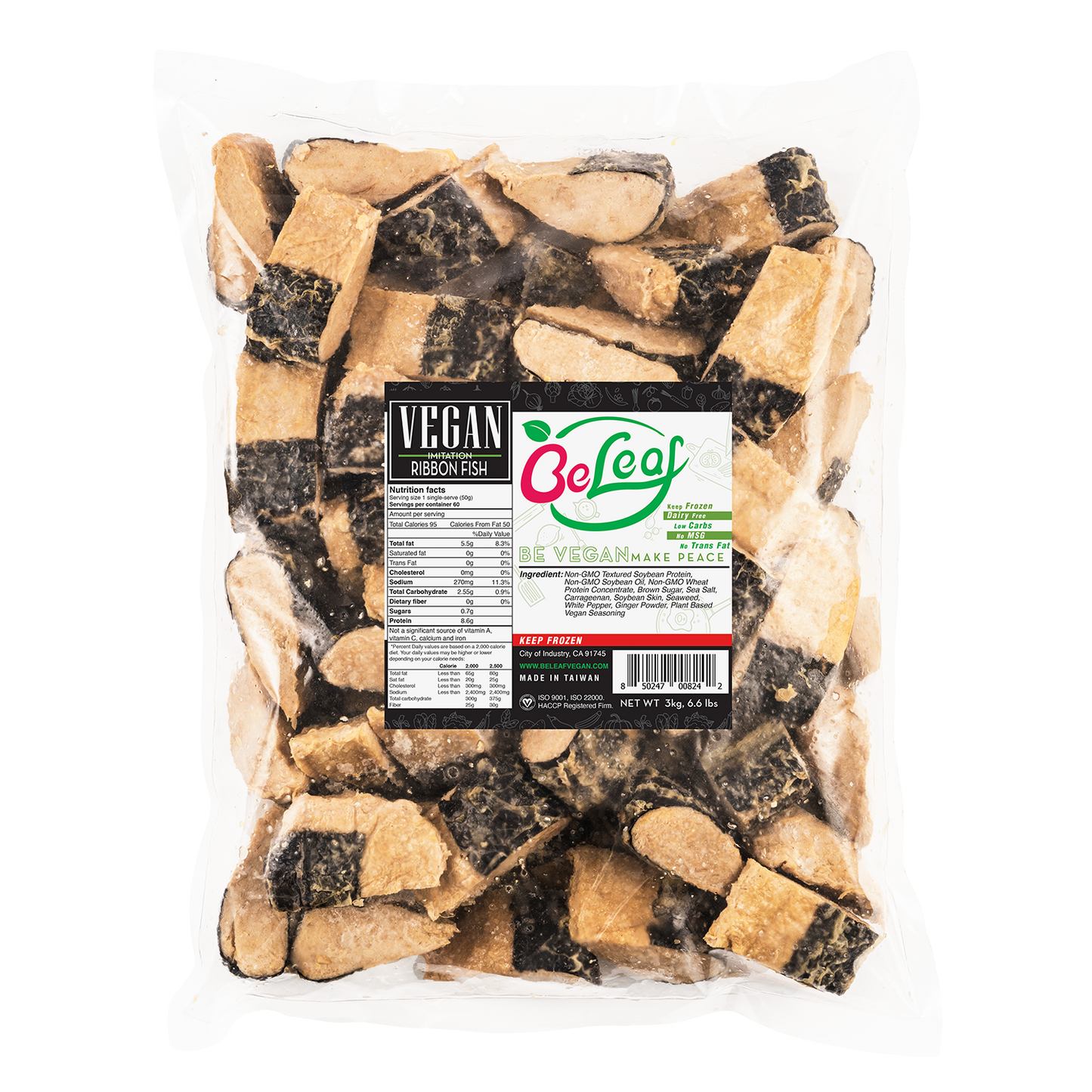 Beleaf Plant-Based Ribbon Fish - Foodservice