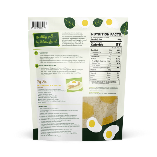 Beleaf Plant-Based Egg | Meat-Free Egg Alternative | 7 oz – Beleaf Vegan