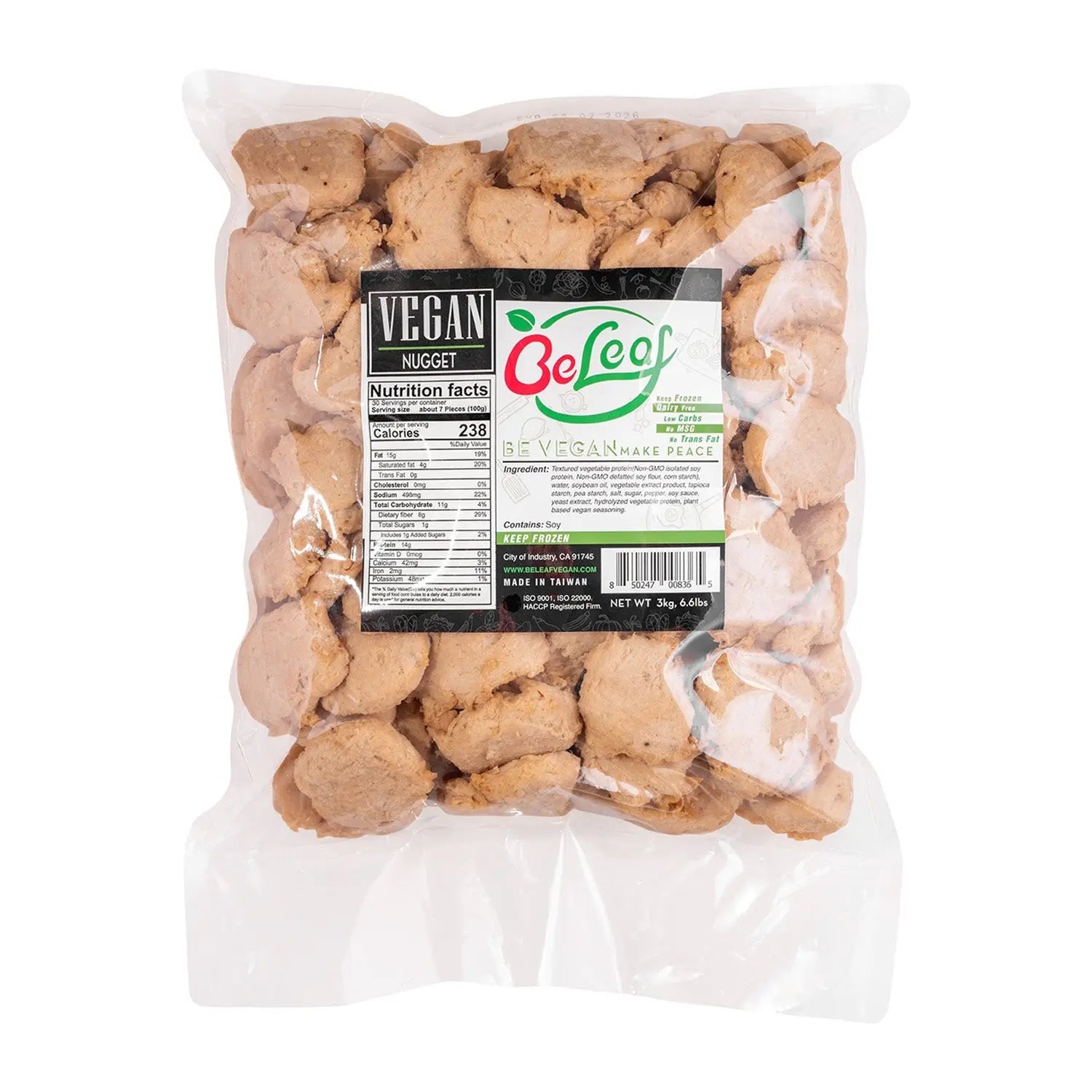 Beleaf Plant-Based Nugget - Foodservice – Beleaf Vegan