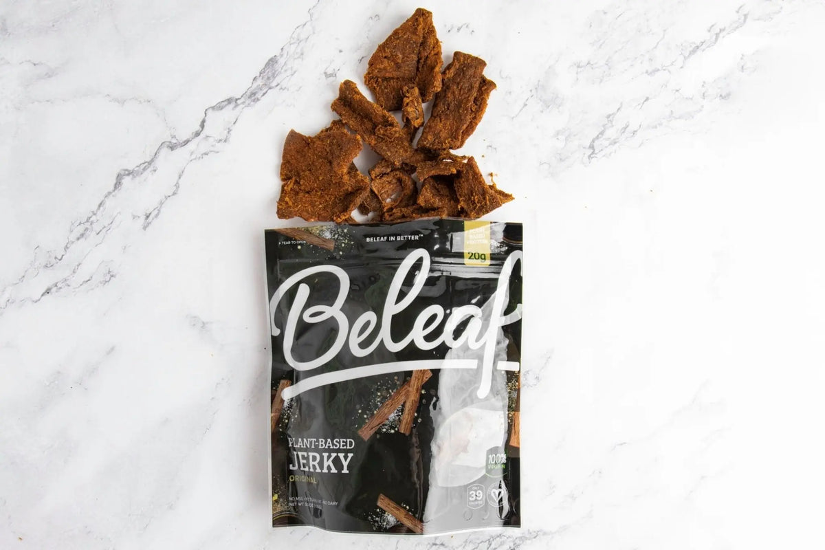 Beleaf Plant-Based Original Jerky | Meat-Free Snack | 3.5 oz – Beleaf Vegan
