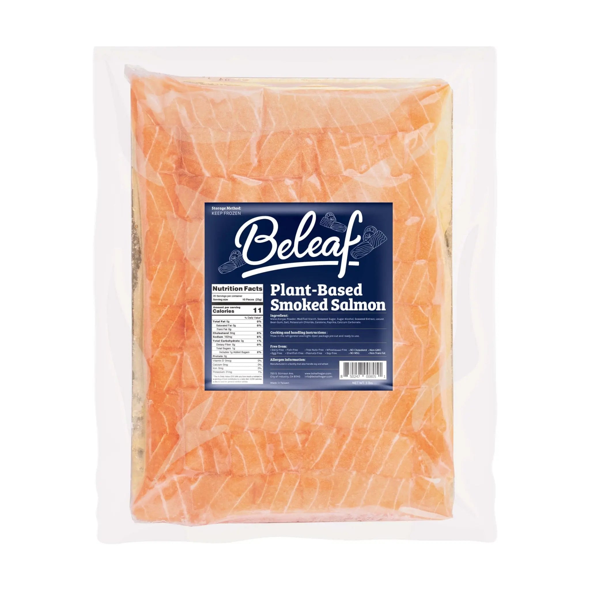 Beleaf Plant-Based Smoked Salmon - Foodservice - Beleaf Vegan